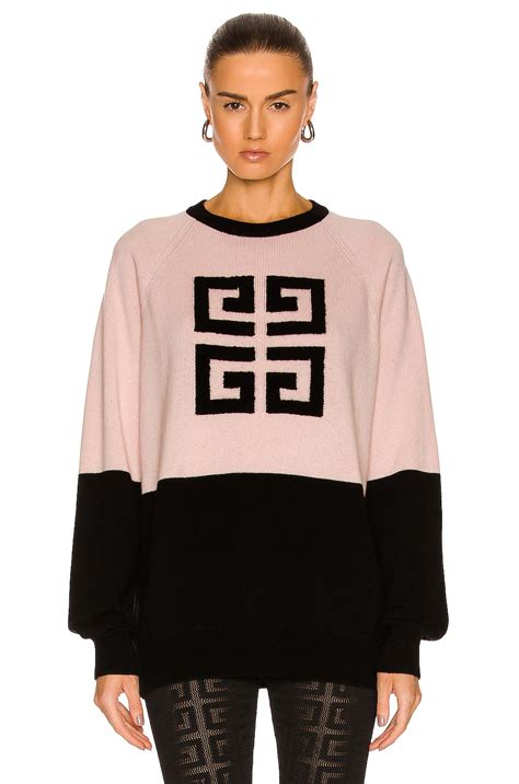 Givenchy 4G Logo Cashmere Crewneck Sweater 